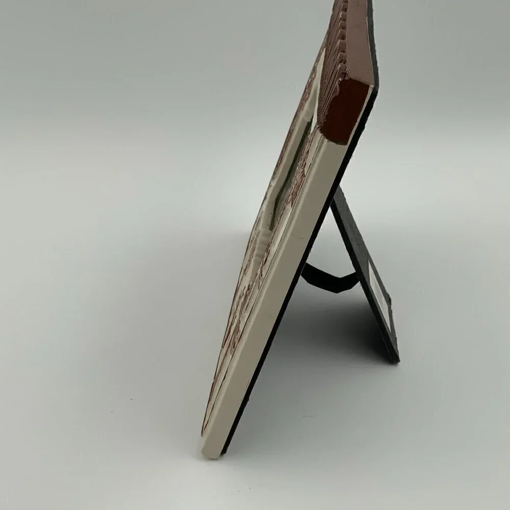 2008 The Encore Group Spiritual Harvest Glazed Cross Creme Frame 4 x 6